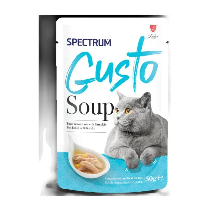 Gusto Ton Balıklı Ve Balkabaklı Kedi Çorba 50gr