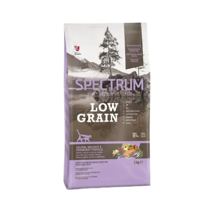 Low Grain Somon & Hamsi & Kızılcıklı Sterilised Adult Kedi Maması 2 Kg