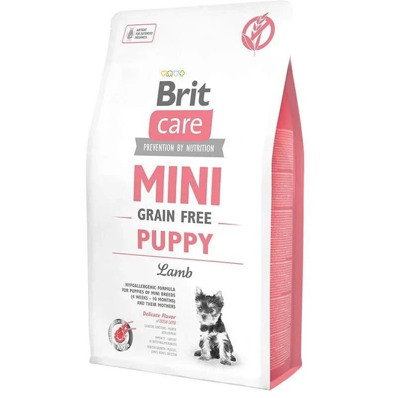 Brit Care Mini Puppy Tahılsız Kuzu Etli Küçük Irk Yavru Köpek Maması