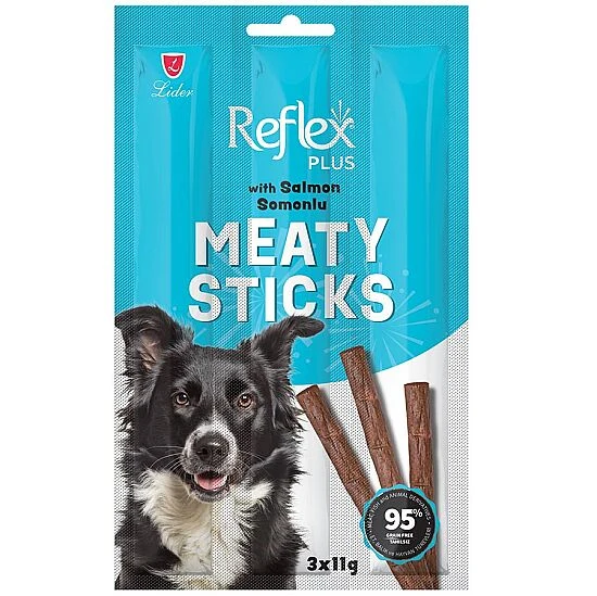 Reflex Dog Stick Somonlu Tahılsız Köpek Ödül Çubuk