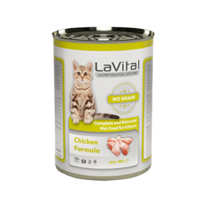 Tahılsız Tavuk Etli Yavru Kedi Konserve Maması 400 g