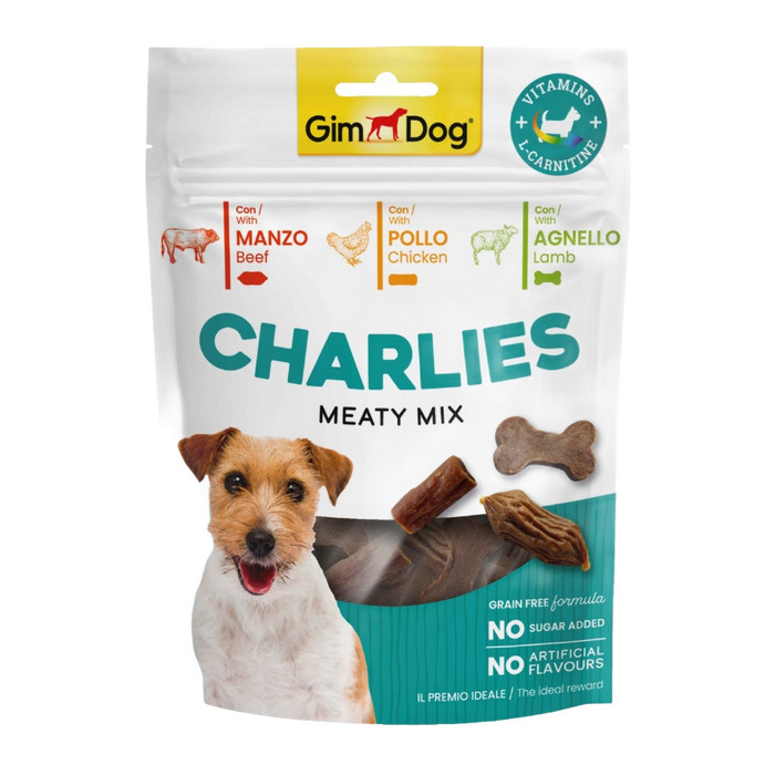 Charlies Meaty Mix Sığır Etli, Tavuklu, Kuzu Etli Köpek Ödülü 70 Gr