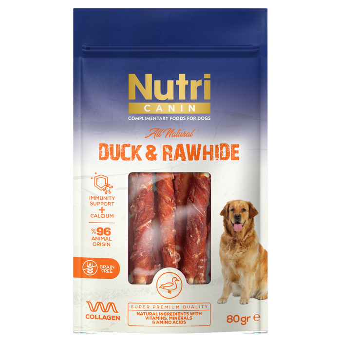 Duck & Rawhide Ördek Etli Burgu Kemik 80 Gr