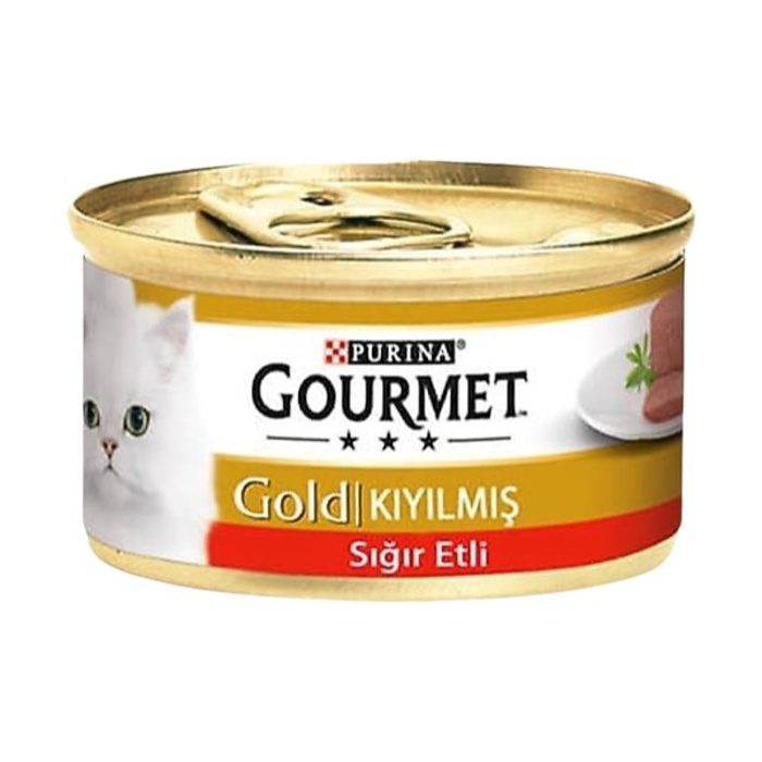 Kıyılmış Sığır Etli Yetişkin Kedi Konserve Maması 85 Gr