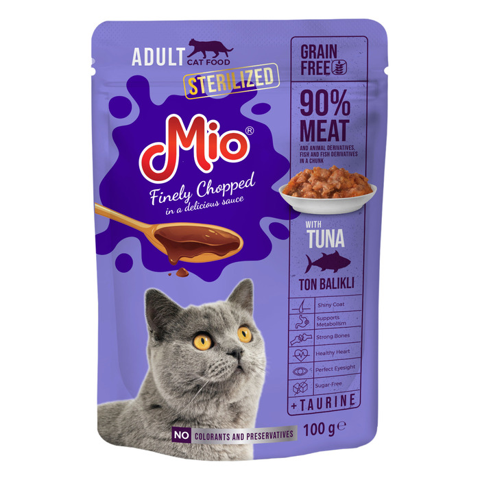 Ton Balıklı Kedi Yaş Mama 100 Gr