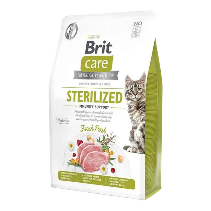 Immunity Support Domuz Etli Tahılsız Kısırlaştırılmış Kedi Maması 2 Kg