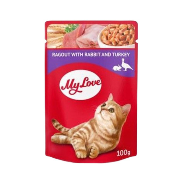 Tavşanlı Ve Hindi Etli Punch Yaş Mama 100 gr