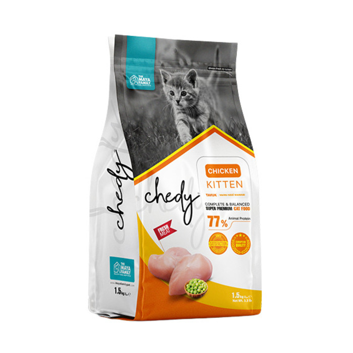 Chedy Tavuklu Yavru Kedi Maması 1.5 Kg