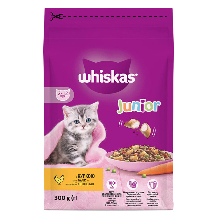 Junior Tavuklu Yavru Kuru Kedi Maması 300 Gr