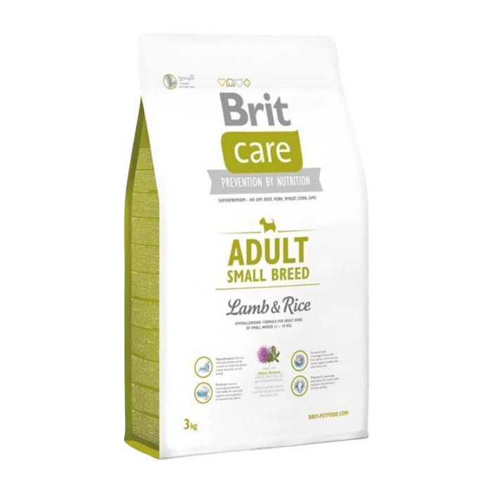 Hypo Allergenic Küçük Irk Kuzulu Ve Pirinçli Yetişkin Köpek Maması 3 Kg