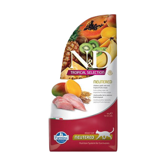 Tropical Selection Tavuk Etli Kısırlaştırılmış Yetişkin Kedi Maması 10 Kg