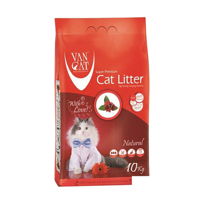 Vancat Kokusuz Naturel 10 KG kedi kumu