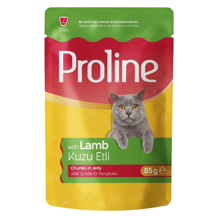 Kedi Maması Yaş Pouch Kuzu Etli 85 Gr