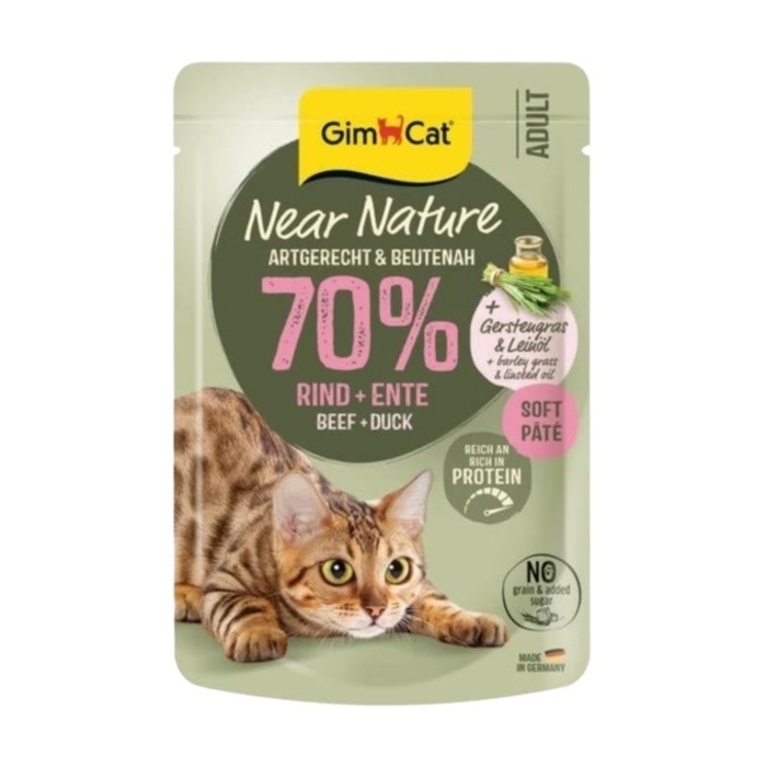 Near Nature Sığır Etli Ve Ördekli Pate Konserve Kedi Maması 85 Gr