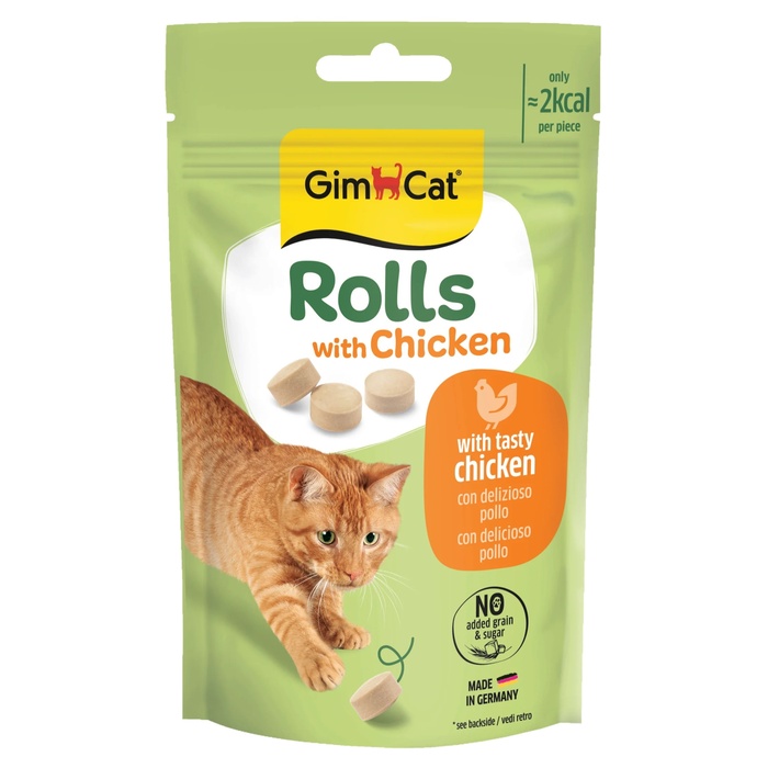 Rolls With Chicken Tavuklu Kedi Ödül Tableti 50 Gr