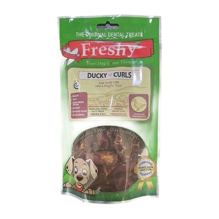 Ducky Curls Doğal Ördek Etinden Burgu Ödül 55 Gr