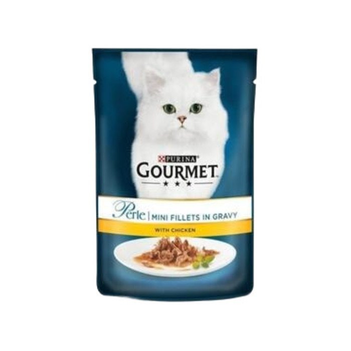 Gourmet Perle Izgara Tavuk Etli Yetişkin Kedi Pouch Yaş Mama 85 Gr