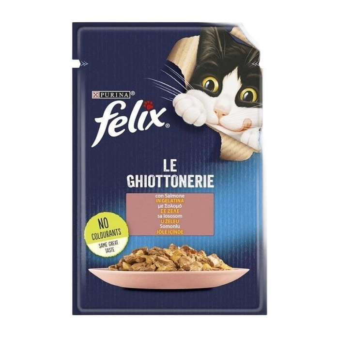 Felix Somonlu Jöleli Yaş Kedi Maması 85 Gr