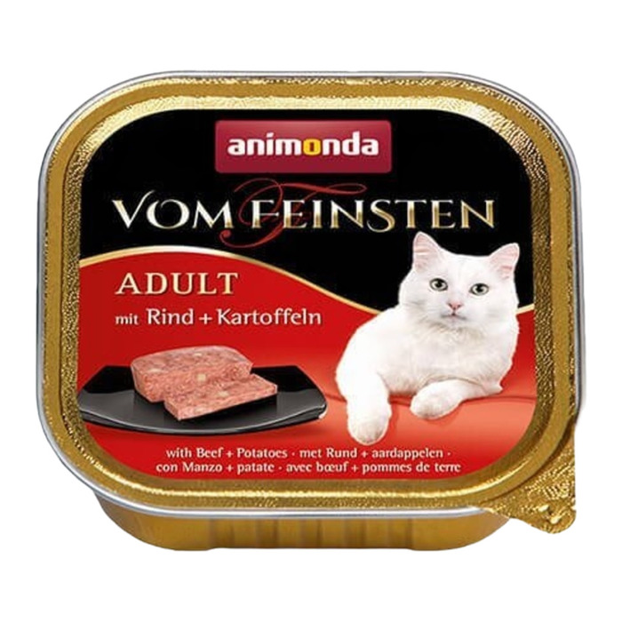 Vom Feinsten Sığır Etli Patates Kedi Konserve Maması 100 Gr