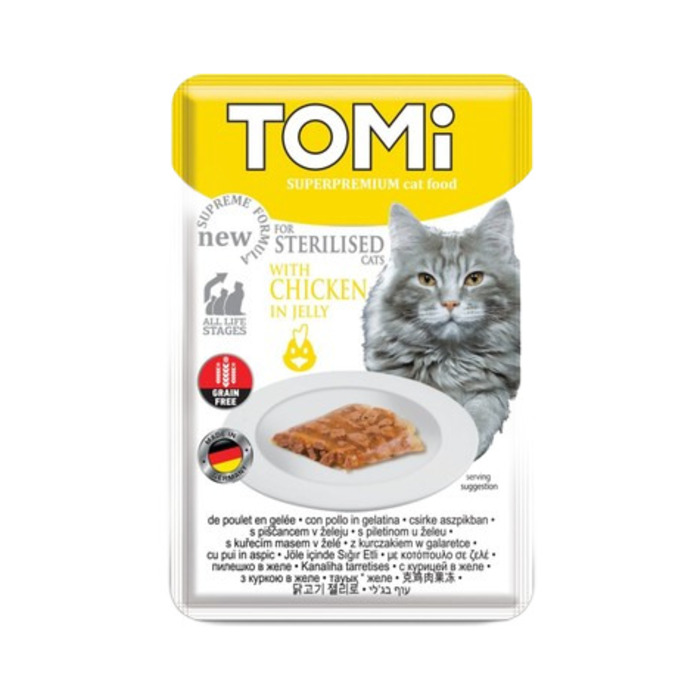 tomi kısır kedi yaş maması