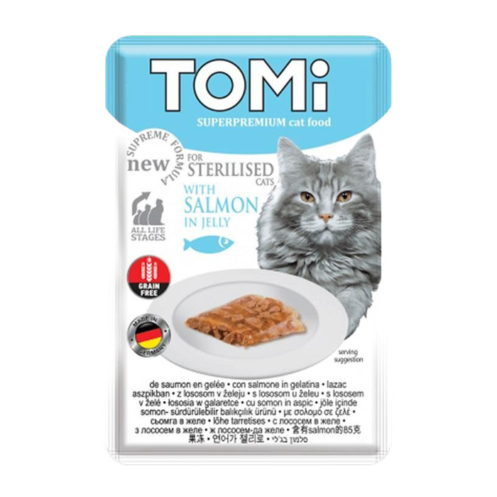 Sterilised Somonlu Kısır Pouch Kedi Konservesi 85 gr