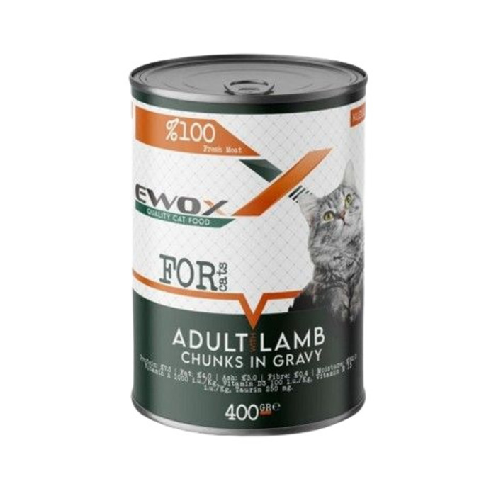 Yetişkin Kuzu Etli Konserve Yaş Mama 400 Gr