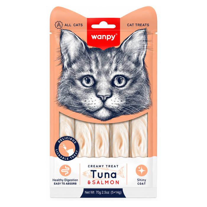 Kedi Ödül Maması Krema Ton Balığı & Somon 5x14 Gr