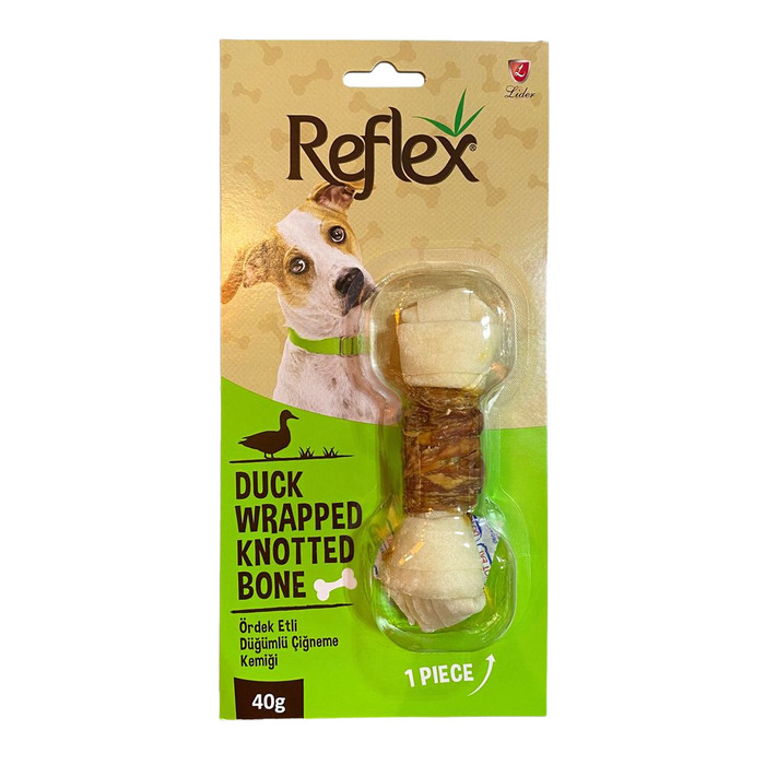 Ördek Etli Düğümlü Çiğneme Kemiği 40 gr