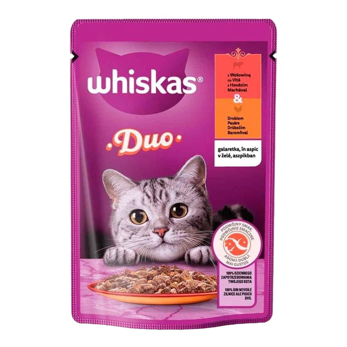 Duo Kümes Hayvanlı Ve Sığırlı Kedi Maması 85 Gr