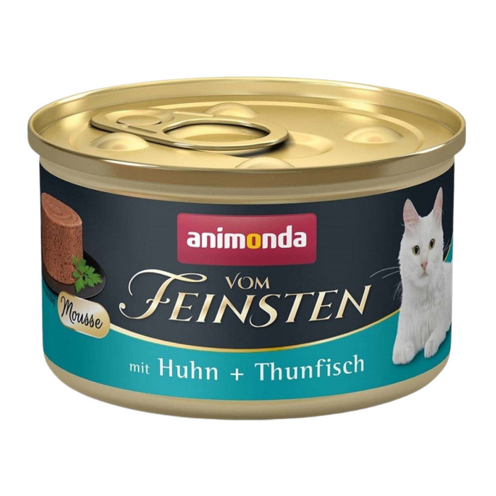 Vom Feinsten Tavuklu Ve Ton Balıklı Yetişkin Kedi Konservesi 85 Gr