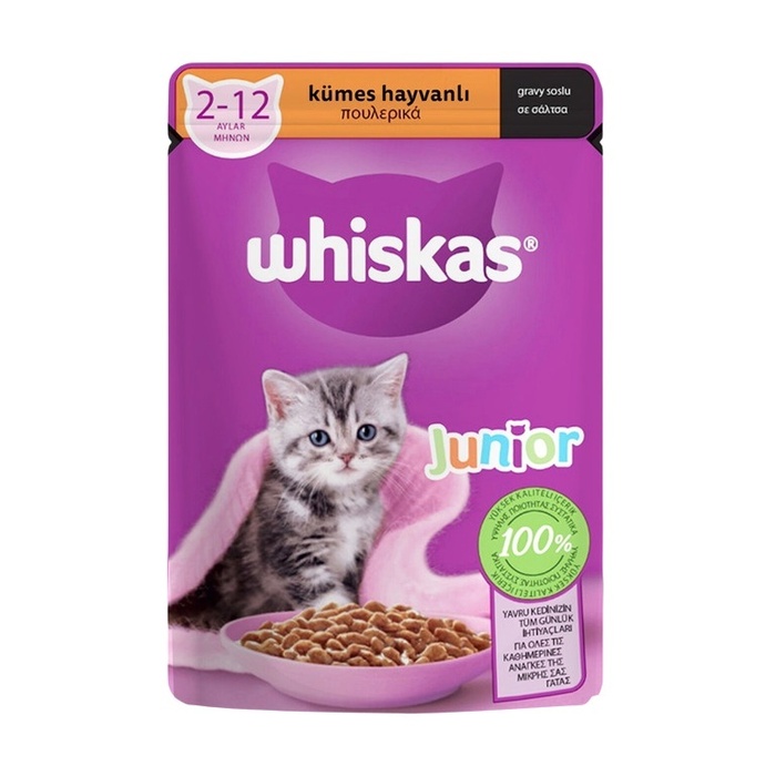 Pouch Sos İçinde Kümes Hayvanlı Yavru Kedi Konservesi 85 Gr