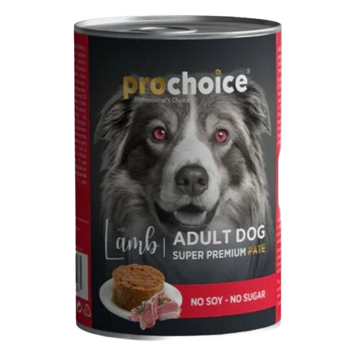 Kuzu Etli Sekersiz Ezme Yetiskin Köpek Konservesi 400 Gr