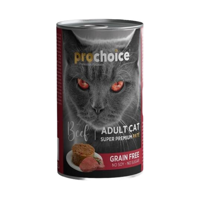 Sığır Etli Şekersiz Tahılsız Ezme Yetişkin Kedi Konservesi 400 Gr