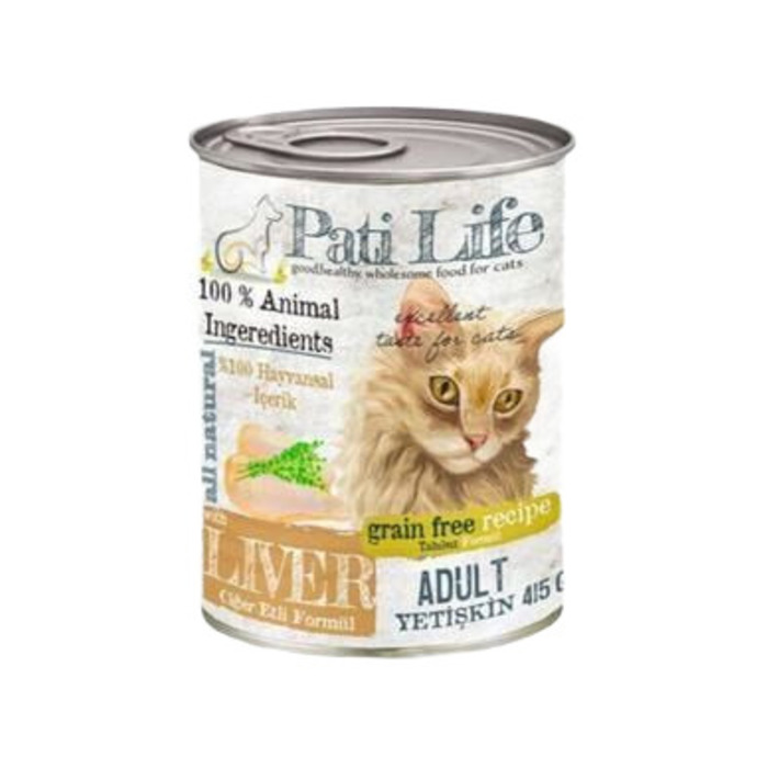 Tahılsız Ciğerli Kedi Konservesi 415 gr