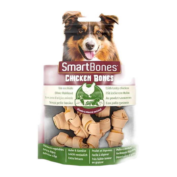 Mini Chicken Tavuklu ve Sebzeli Küçük Irk Köpek Ödül 8 Parça 128 gr