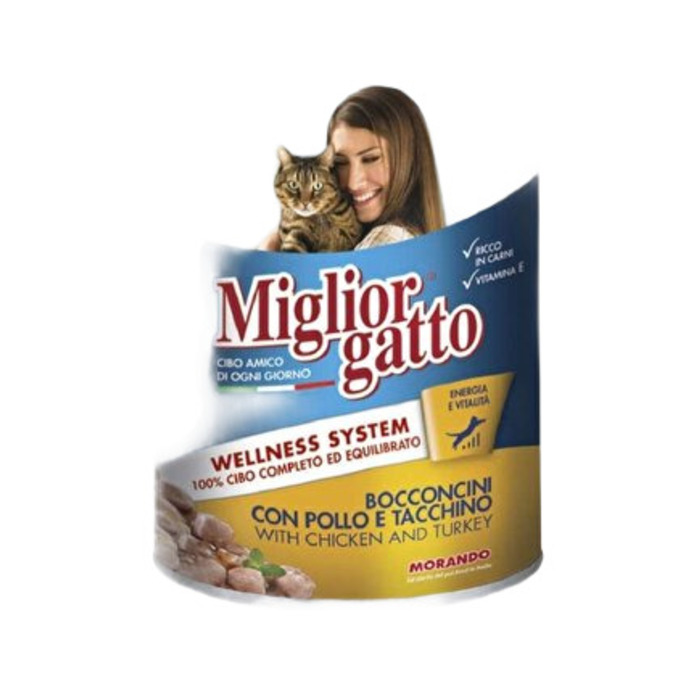 Miglior Gatto Tavşanlı Yetişkin Kedi Konserve 405 g