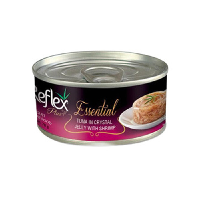 Reflex Plus Essential Ton Balıklı ve Karidesli Yetişkin Kedi Konserve Maması 70 gr