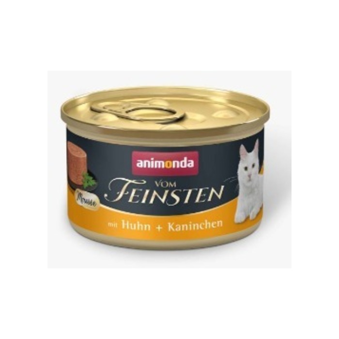 Vom Feinsten Yetişkin Kedi Köpüğü Tavuk Ve Tavşan Etli 85 Gr