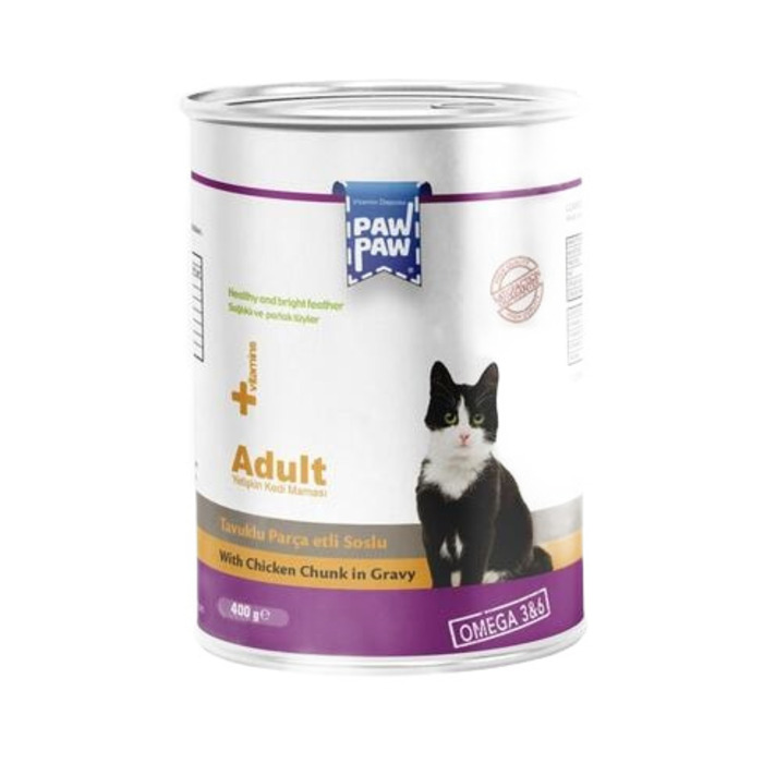 Tavuk Etli Gravy Kedi Konserve 400 Gr