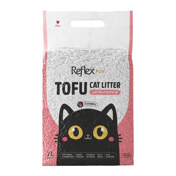 Tofu Bebek Pudrası Kokulu Kedi Kumu 7 Lt