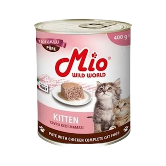 Püre Tavuklu Konserve Yavru Kedi Maması 400 Gr