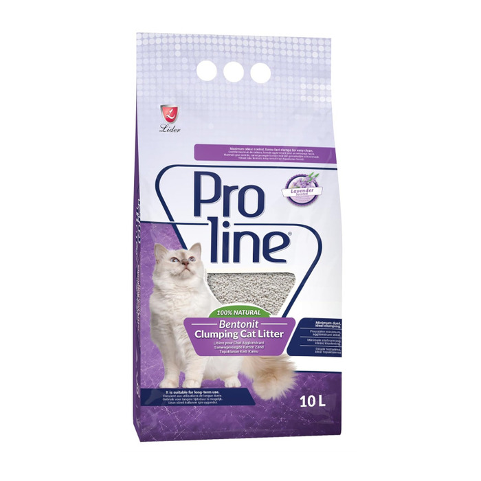İnce Taneli Lavanta Kokulu Bentonit Kedi Kumu 10 Lt
