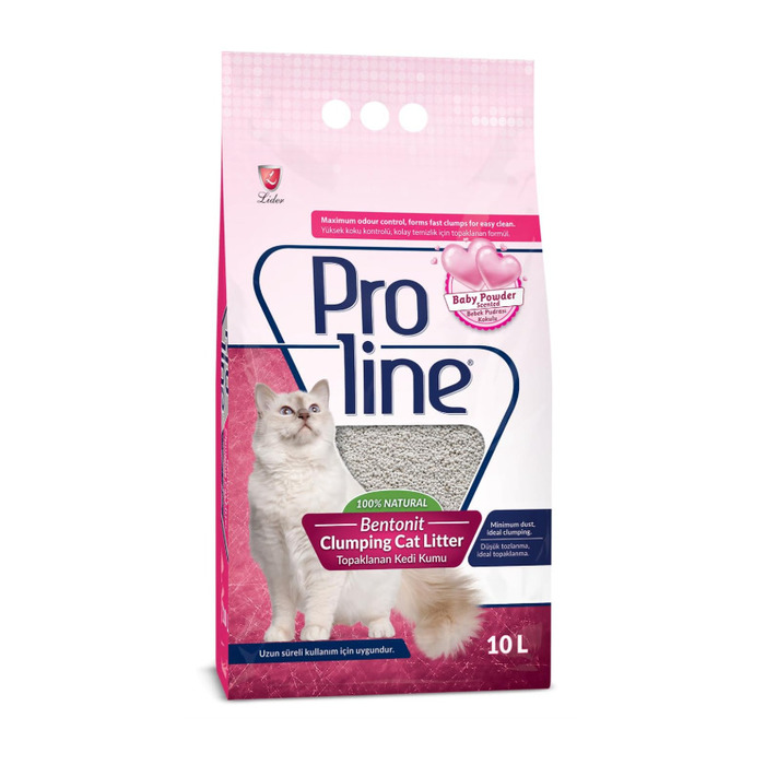 İnce Taneli Kedi Kumu Bebek Pudrası Kokulu 10 Lt