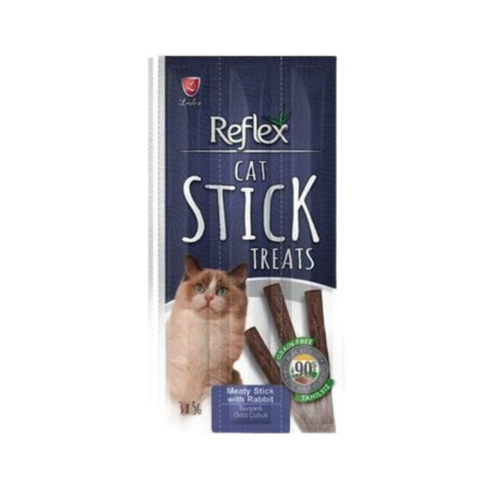 Cat Stick Tavsanli Kedi Ödül Çubuğu 3 Adet 5 gr