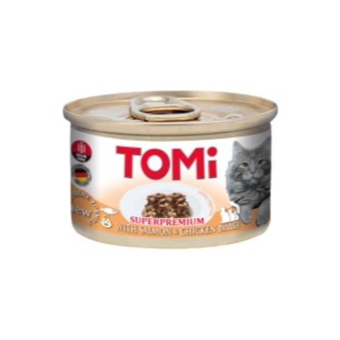 Somonlu Ve Tavuklu Yetişkin Kedi Konserve Maması 85 Gr