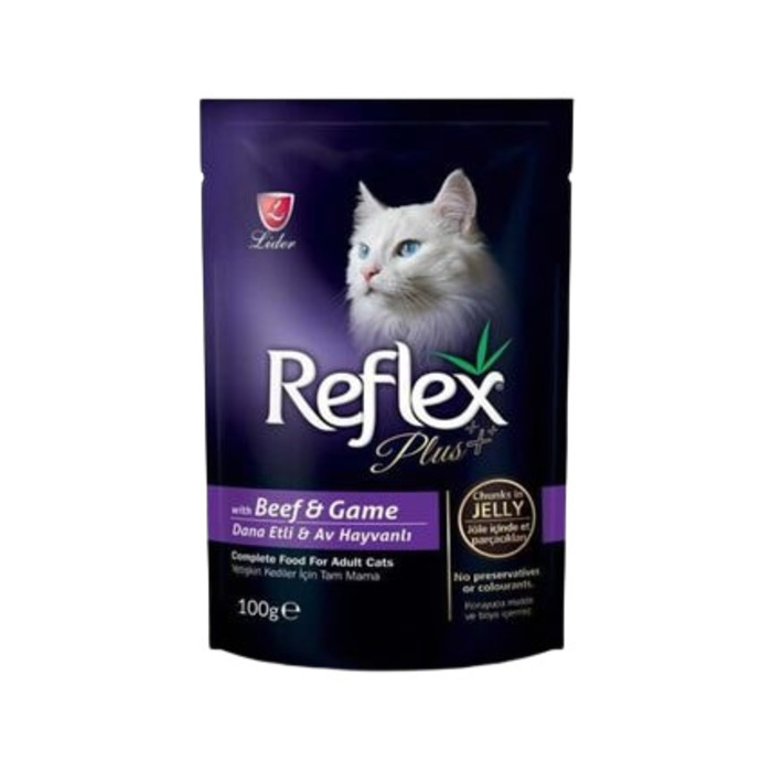 Plus Biftekli Av Hayvanlı Kedi Konservesi 100 Gr
