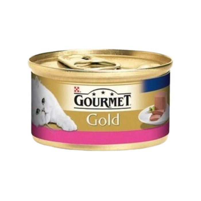 Gourmet Gold Kıyılmış Sığır Etli Konserve Yetişkin Kedi Maması 85 gr