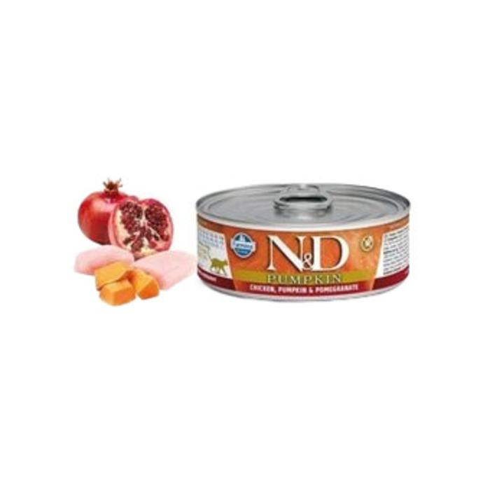 Balkabaklı Tavuk Ve Narlı Kedi Konservesi 80 Gr