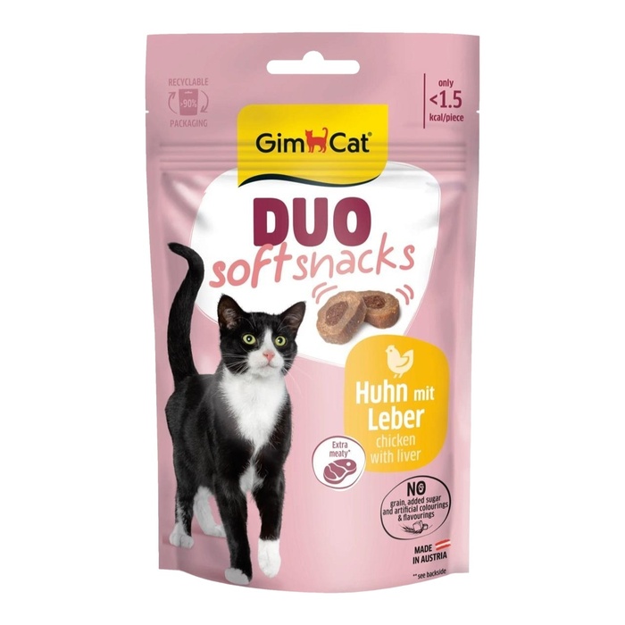 Snacks Soft Tavuk Ve Ciğerli Kedi Ödülü 60 Gr