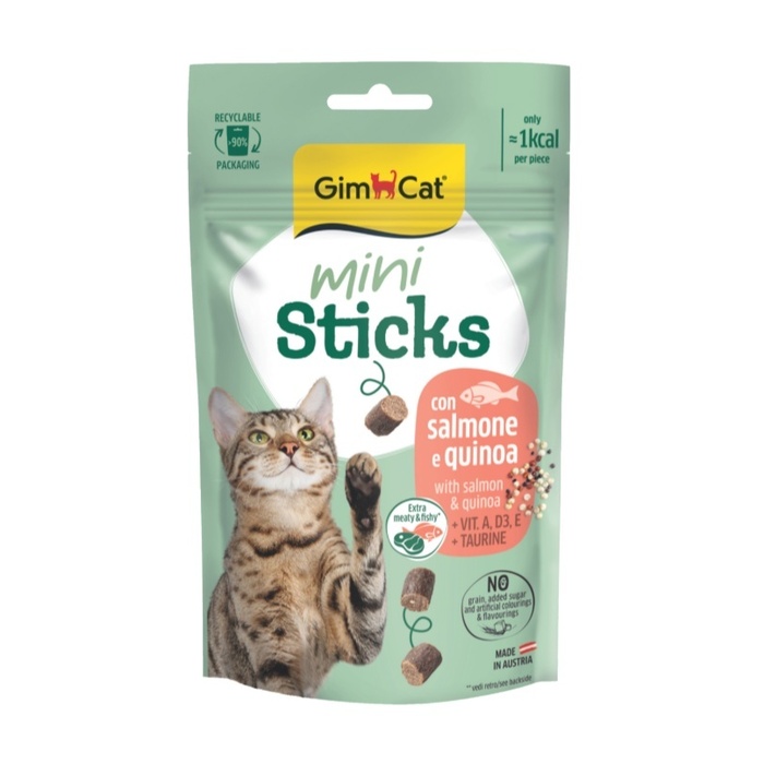 Mini Sticks Somonlu&kinoalı Ödül Çubukları 50 Gr
